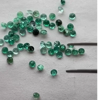 Lab-grown synthetic gemstones, synthetic gemstone samples