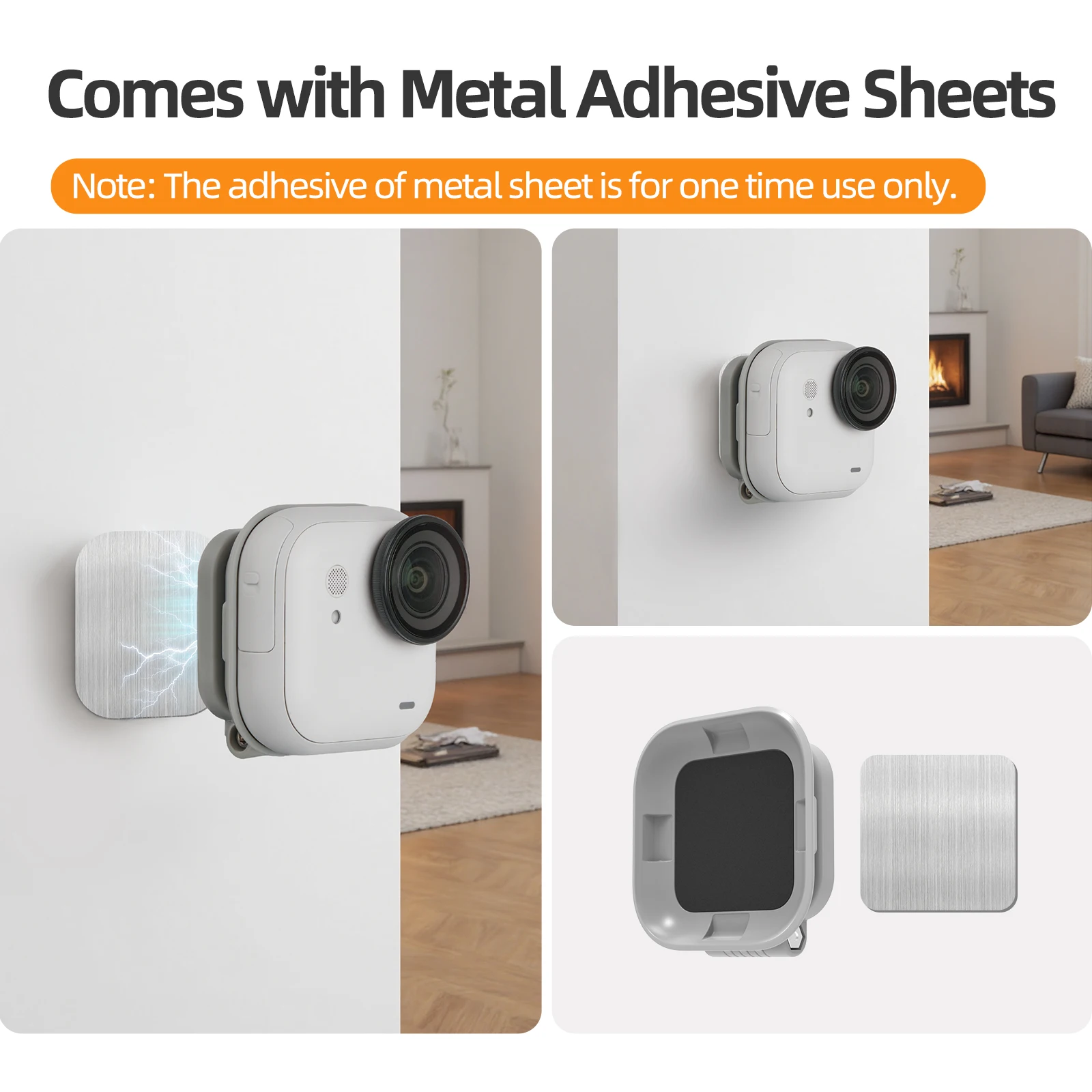 قاعدة تثبيت مغناطيسية متعددة الوظائف حامل POV دعم زاوية قابلة للتعديل لملحقات كاميرا Insta 360 GO Ultra Action #6