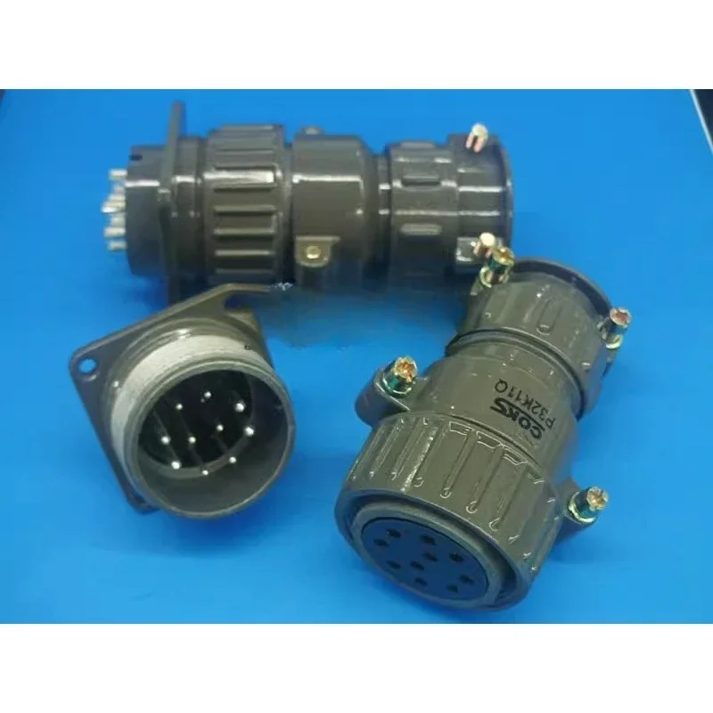Connector/aviation plug socket P32-8P aperture 32mm 8.10.12.14 core, aviation connector