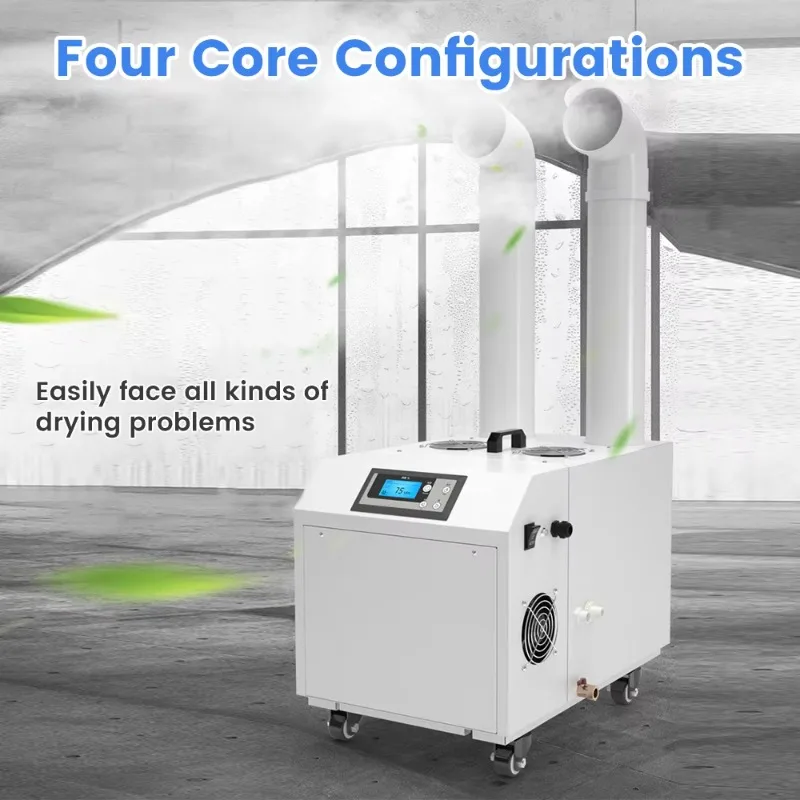 Wholesale Stainless Steel Large Capacity Ultrasonic Humidifier 9L Commercial Cool Mist Maker Greenhouse Mushroom House Grow Tent
