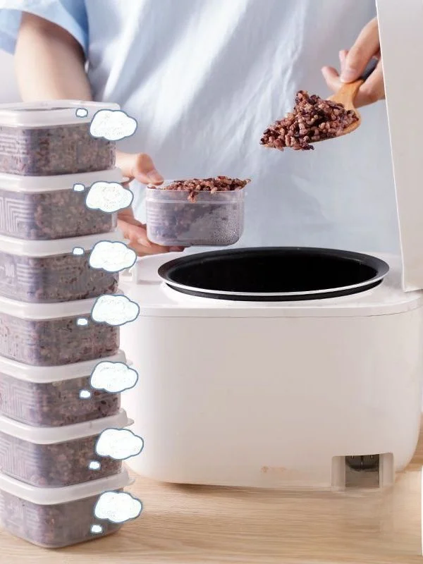  Version Rice Natto Box Food Grade Storage Container  Microwave Safe Freshness Preservation Lunch Box Home Use