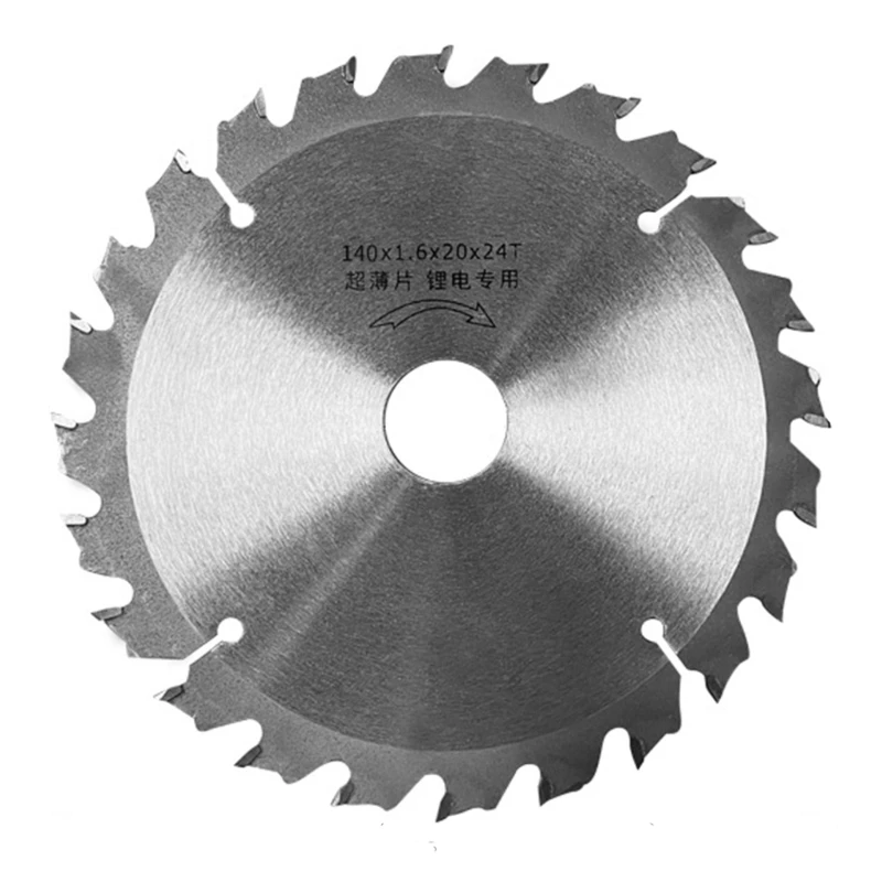Pisau Gergaji Bundar Mini Cakram Pemotong 125Mm/140Mm untuk Alat Pemotong Putar Logam Plastik Kayu 24 Gigi Pisau Gergaji