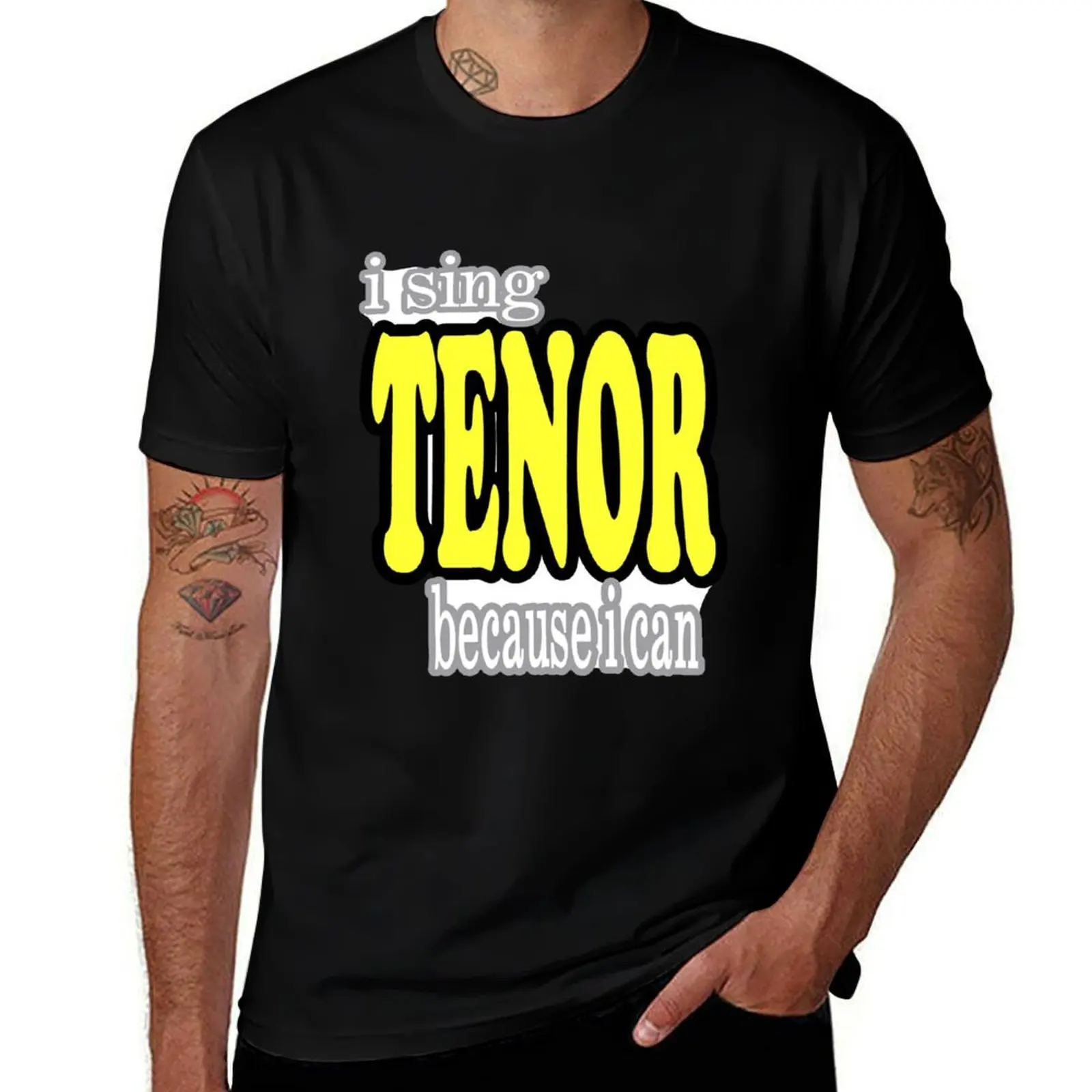 I Sing Tenor Because I Can T-Shirt Holiday Simple Tee Shirt T-Shirt