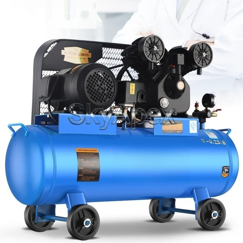 Piston Belt Drive Air Compressor Industrial Large Auto Repair Home Decoration Paint Spray Industry-Specific Equipment
