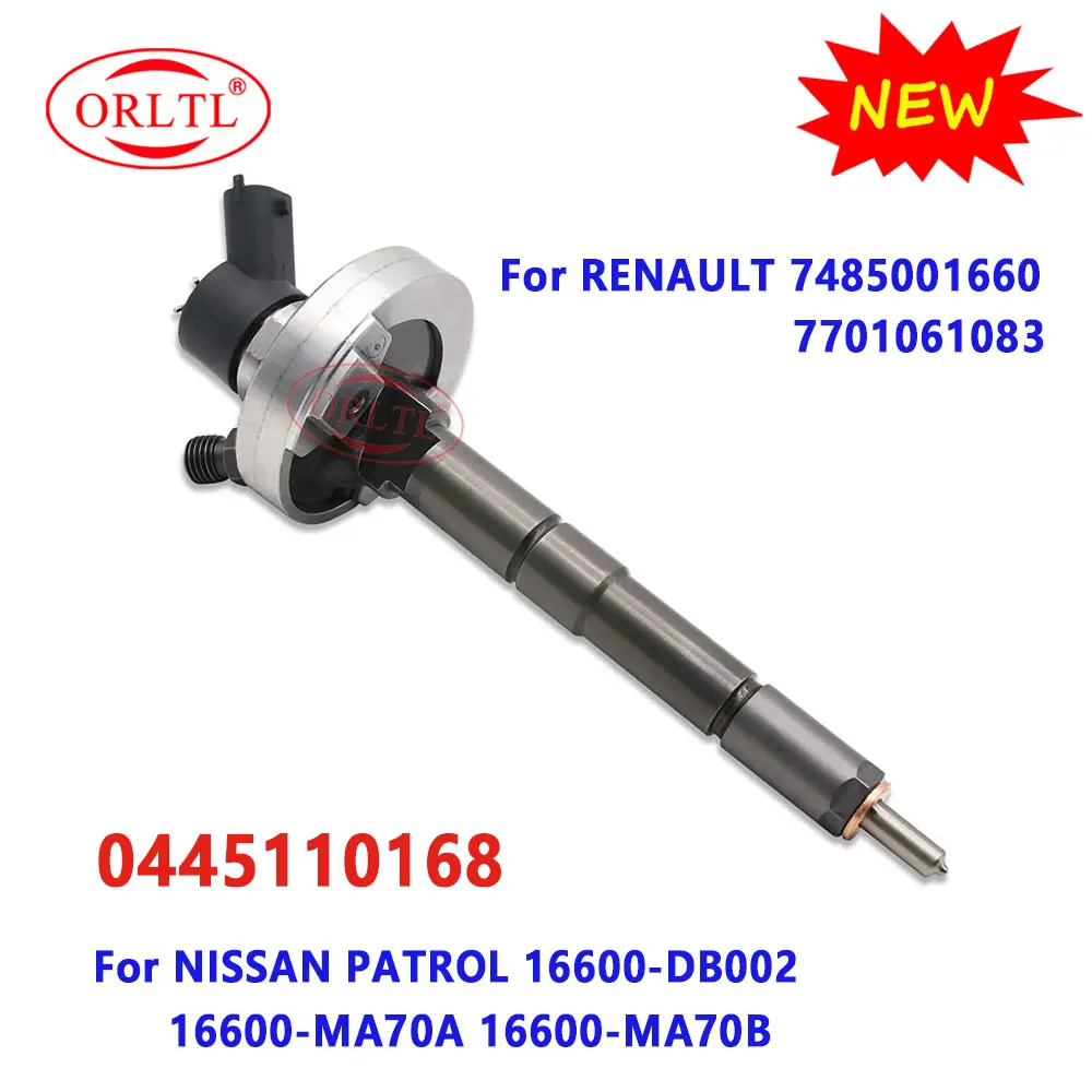 

New 0445110168 Diesel Injector Nozzle 16600-MA70A Fuel Injection 16600-MA70B For For NISSAN PATROL 0 445 110 168
