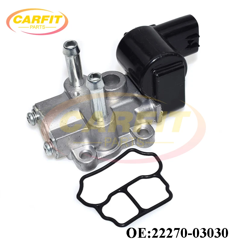 

New OEM 22270-03030 2227003030 22270-74340 Idle Air Control Valve IACV For Toyota Camry 1997-2000 Solara 1999-2000 Auto Parts