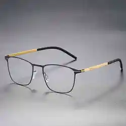 Germany Screwless Glasses Frame Men Women Lightweight 7.5g Fashion Square Round High Elasticity Eyewear Eyeglasses Spectacle New
