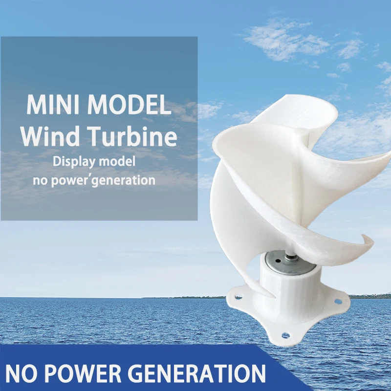 

Wind Turbine Model 20w Micro Wind Turbine With Led Light Vertical Wind Generator For Free Energy Education