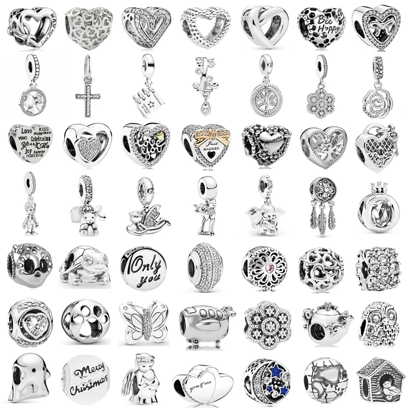 New Fashion Charm Original Angel Mother Cross Earth Beading Suitable for the original Pandora Lady Bracelet Jewelry Accessories