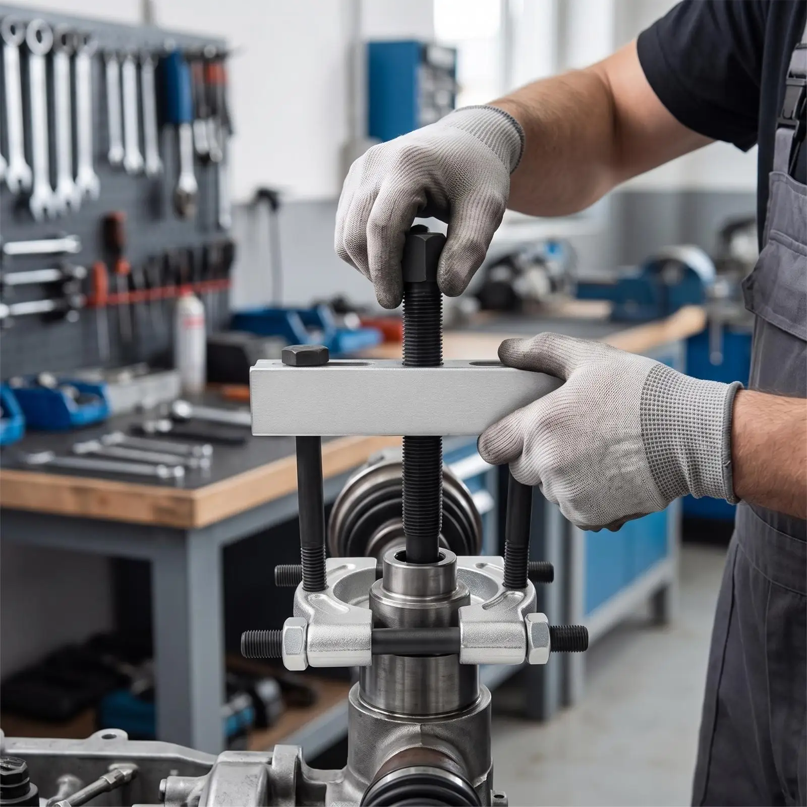 Bearing Removal Tool Compact Bearing Splitter for Auto Shops