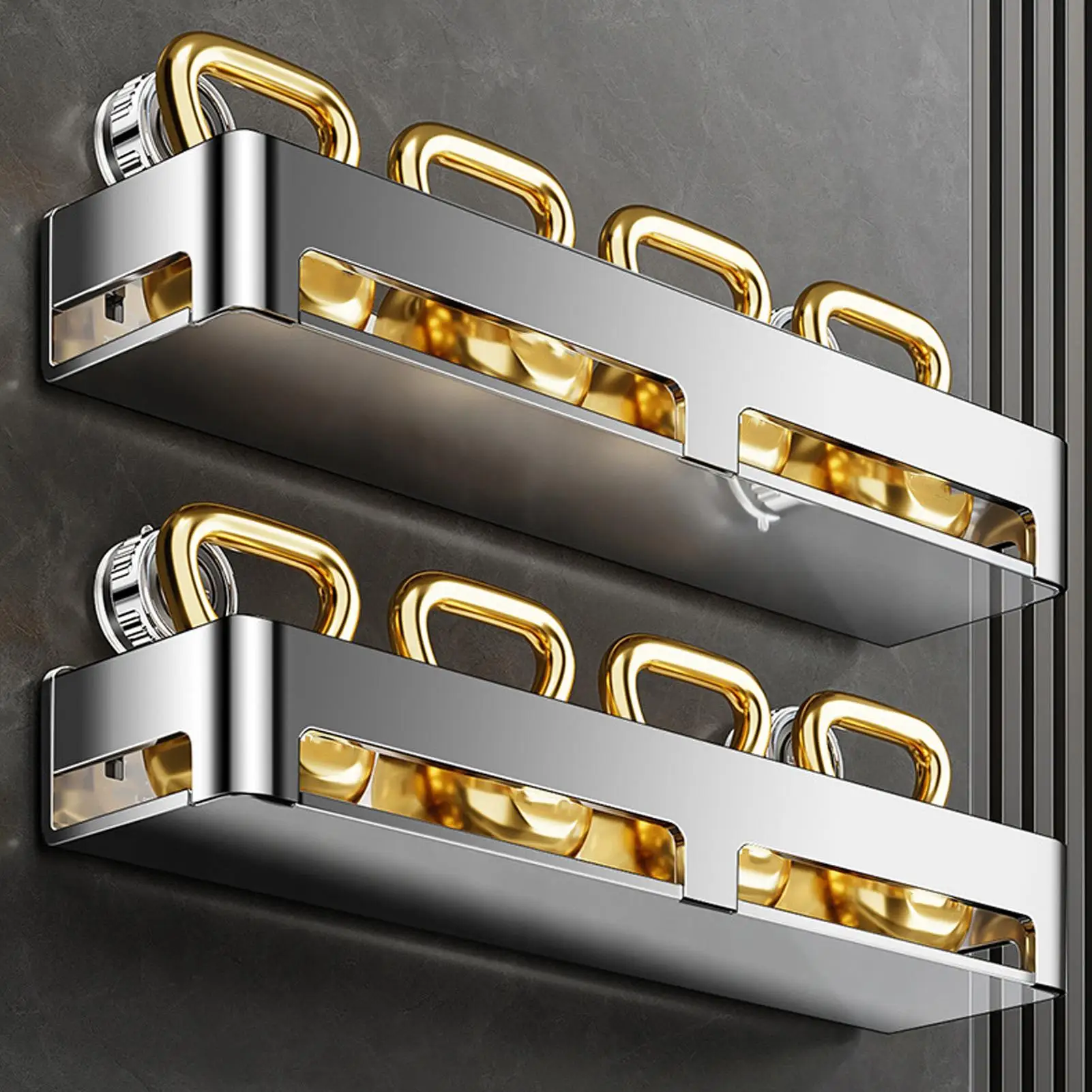 

Полка для ванной комнаты, органайзер на присоске, настенные полки для ванной комнаты, нержавеющий держатель, организация и хранение для домашнего декора, отеля