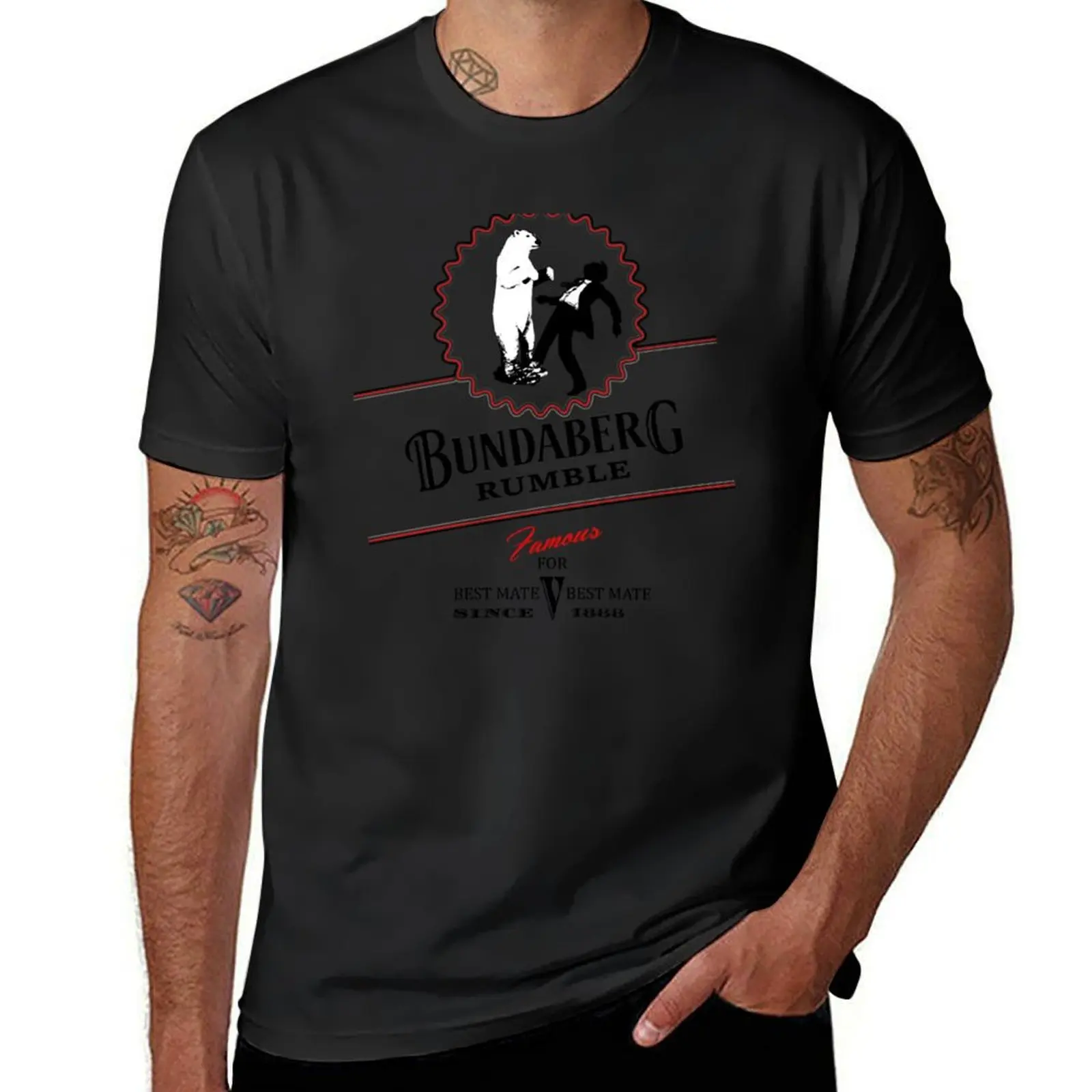 Bundaberg Rumble T-Shirt sports fans tops customs plain white t shirts men