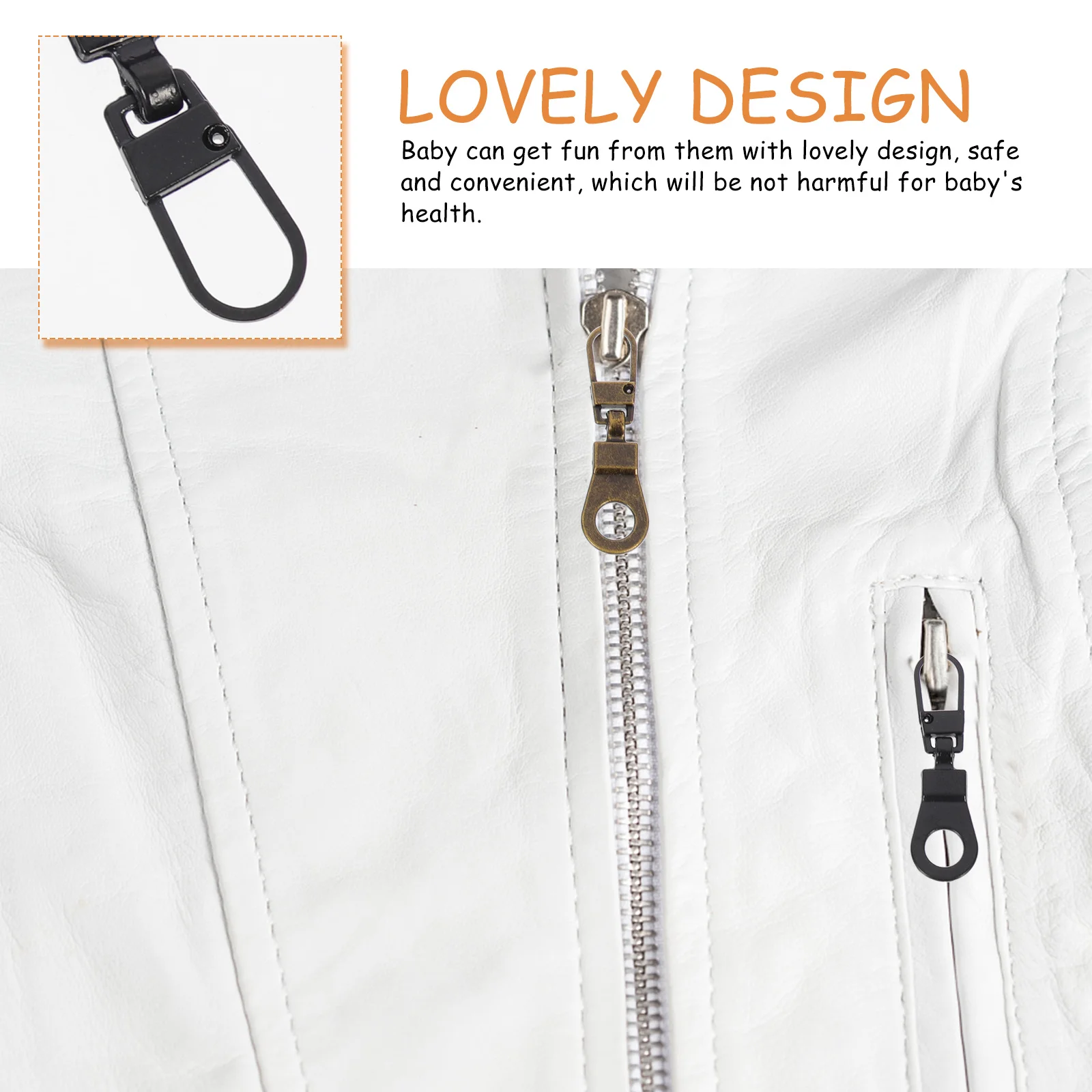 

Ciieeo 10pcs Animal Print Zipper Sliders for Wallets Backpacks Repair Replacement Metal Pulls Sewing Craft Tools