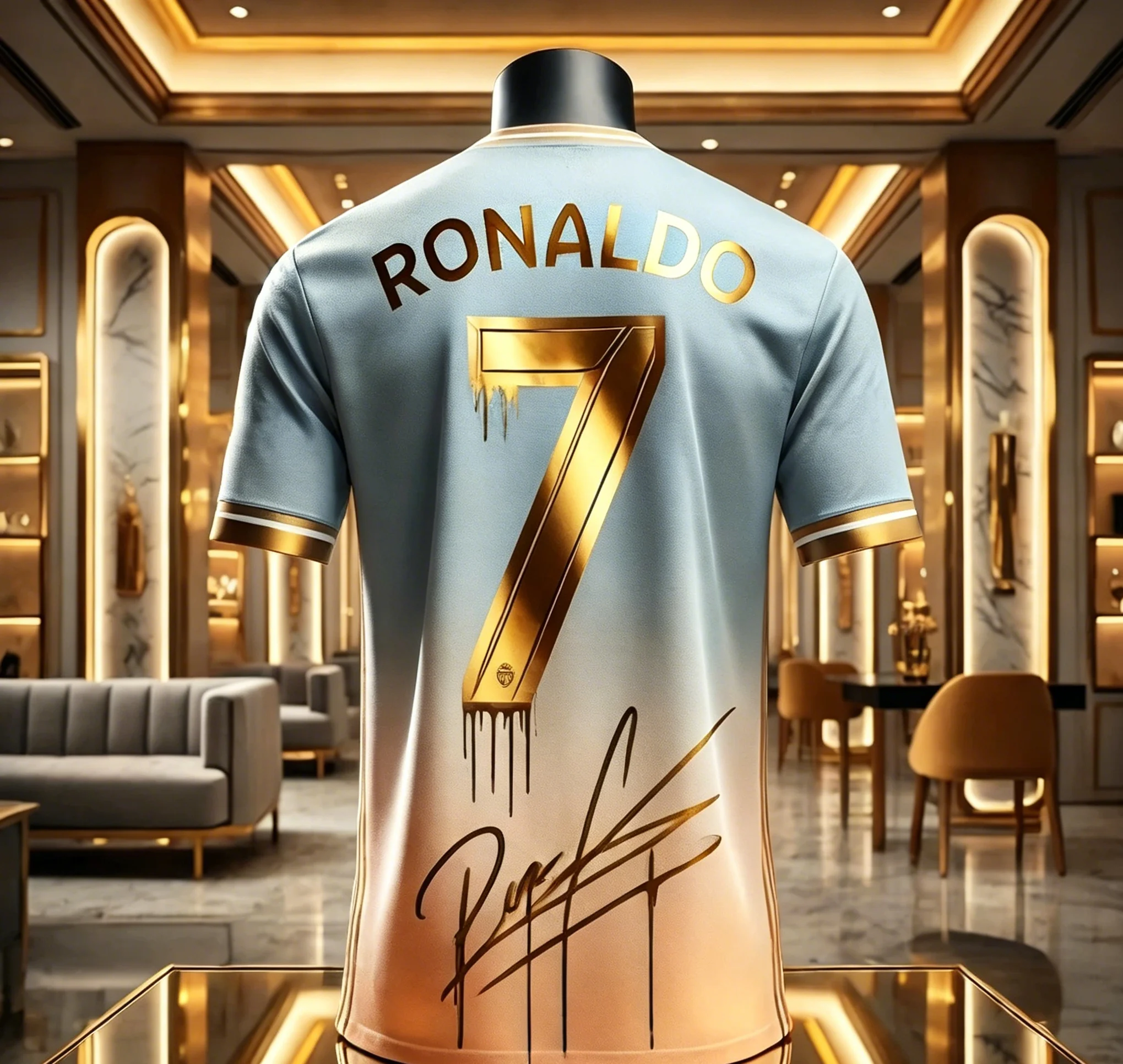 2026 New Hot Selling Ronaldo Fashion Football Superstar Commemorative Collection Sports Jersey Daily Outdoor Breathable T-shirt
