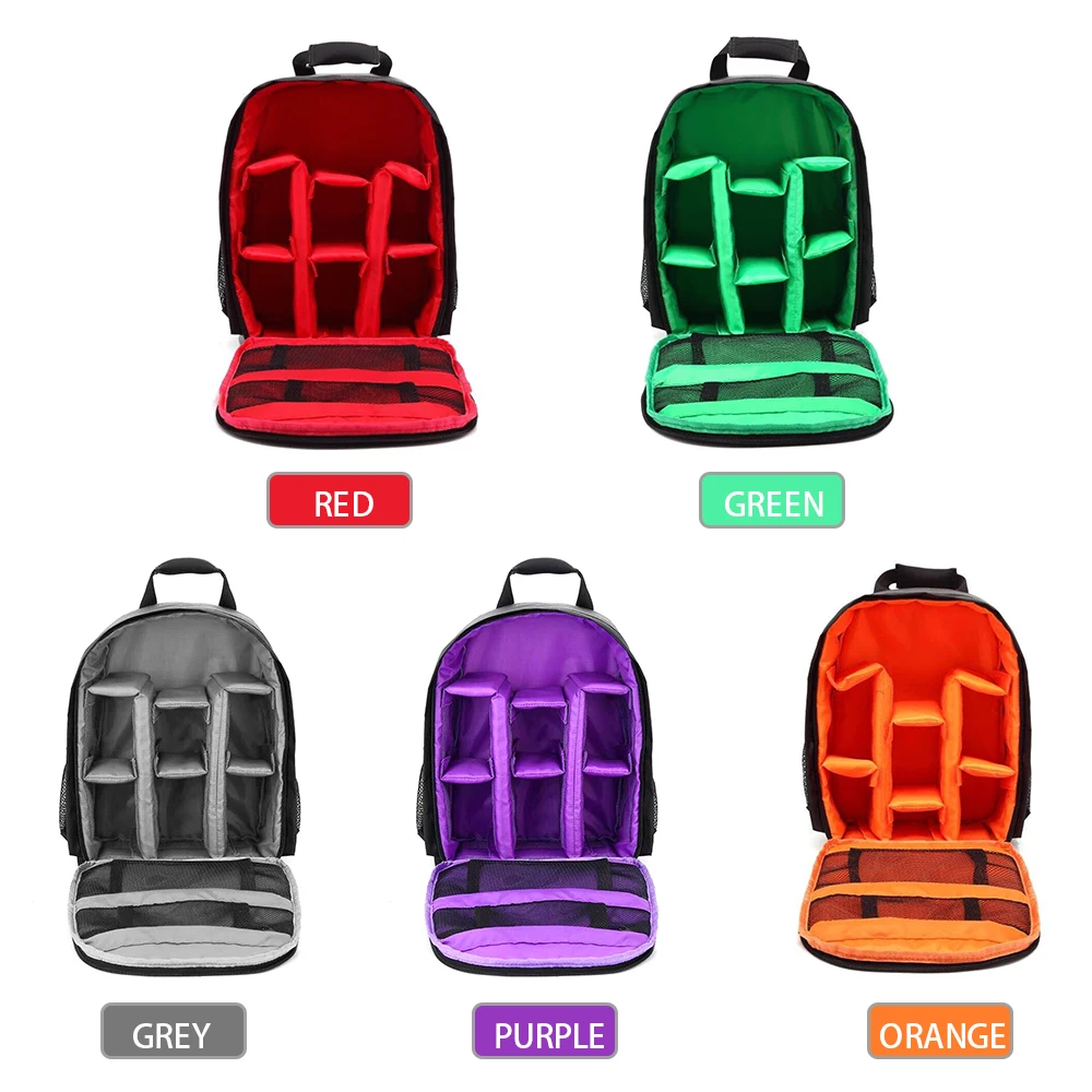 Outdoor Small DSLR Digital Camera Video Backpack Water-resistant Multi-functional Breathable Camera Bags