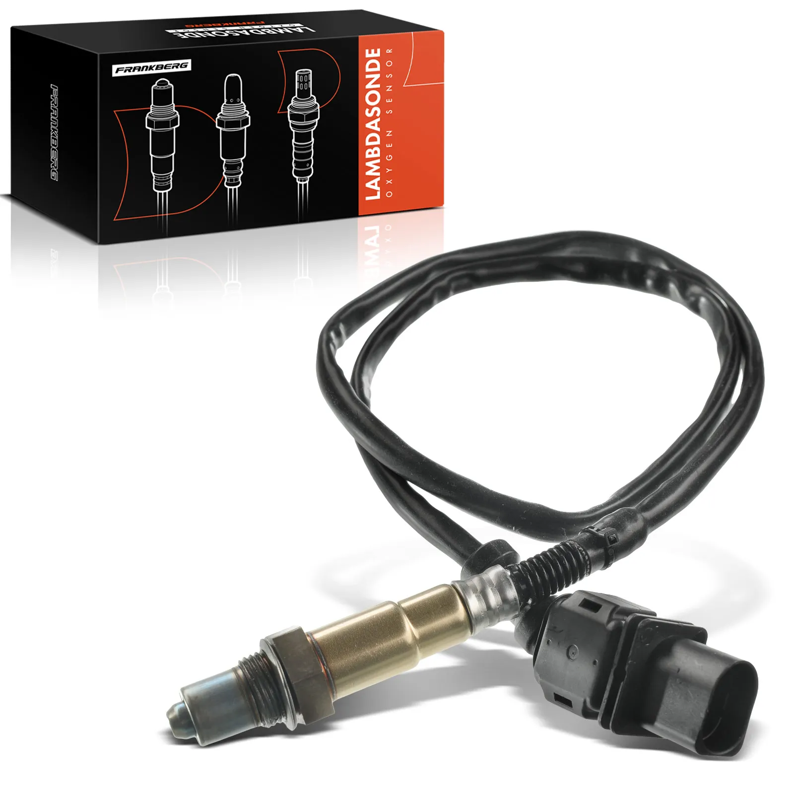 Frankberg 1x Lambdasonde Controlesonde Vóór Katalysator voor VW Golf Passat Audi A3 Porsche 911 Seat Skoda 06F906262H 06F906262AJ