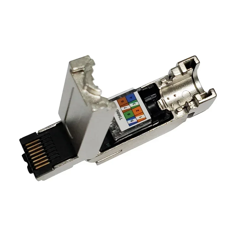 AMSAMOTION 6GK1 901-1BB10-2AA0/1BB11 1BB20 for Siemens Industry 4 8-pin Profinet Network Cable Connector RJ45 Plug Crystal Head