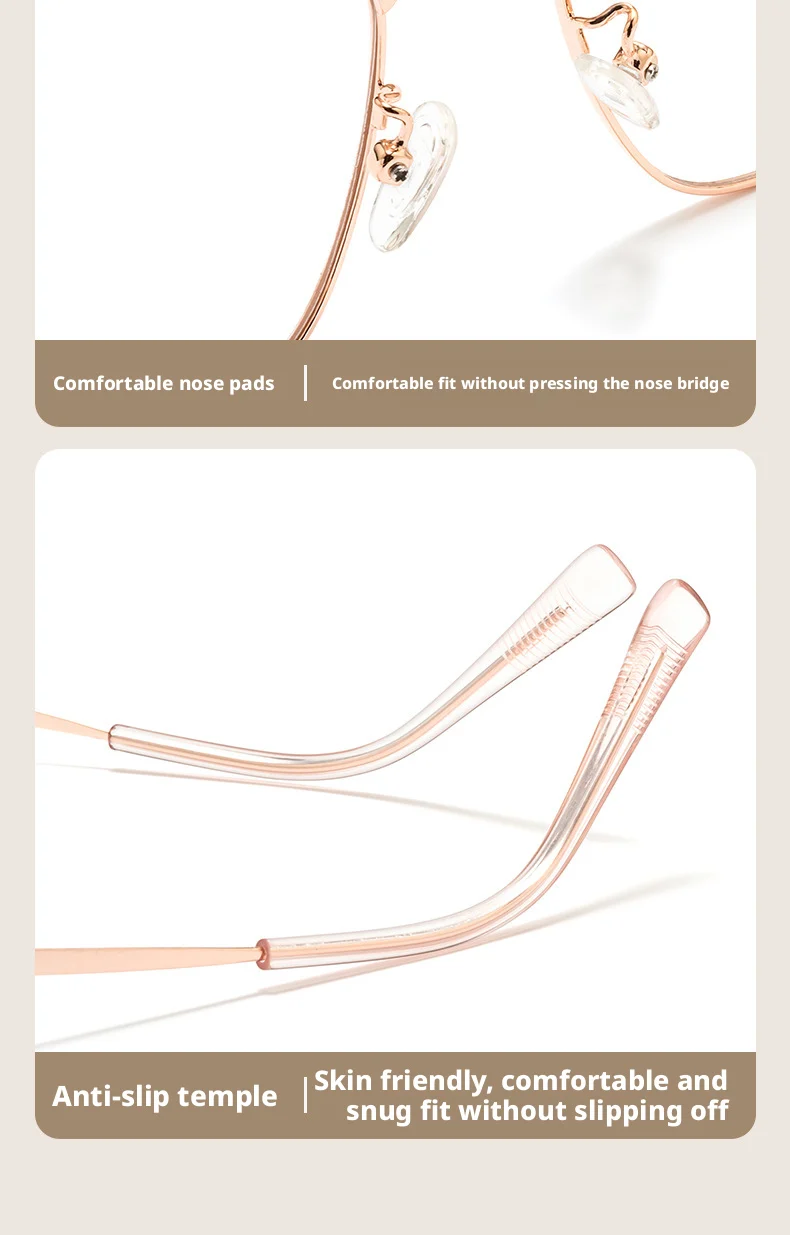 YCFoya Herren- und Damenbrille, modischer Trend, polygonaler magnetischer Clip, ultraleicht, große Größe, UV400-Brillengestell, JS15ZM – Detail 9
