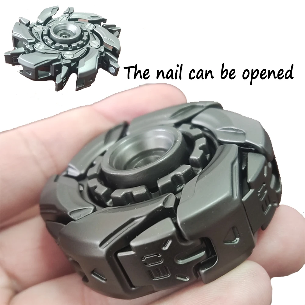 EDC fingertip slider fingertip toys adult decompression metal gyroscope gift toys gyroscope that can unfold wings