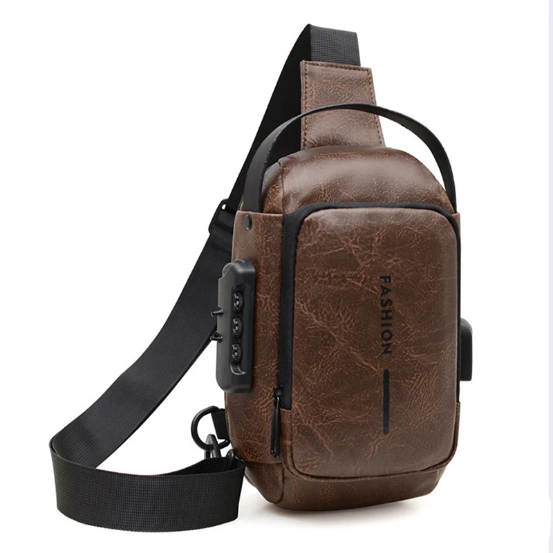 

Men's Chest Bag Crossbody Bag New Motorcycle Bag Large Capacity Casual Shoulder Bag Fashionable Multifunctional Sports Bag