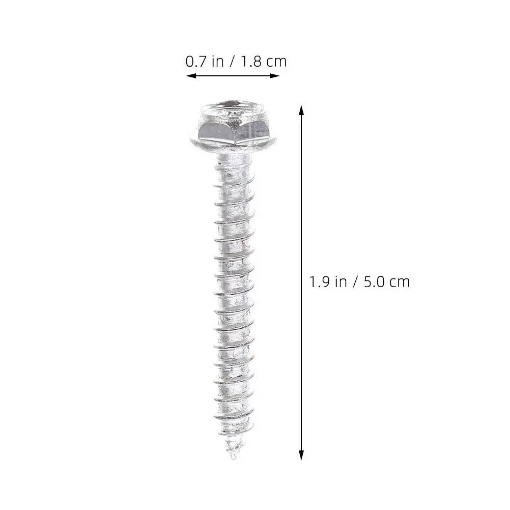 1Set TV Mounting Screws Heavy Duty Iron Replacement Parts Secure Universal Wall Mount Hardware Kit TV Mounting Screws