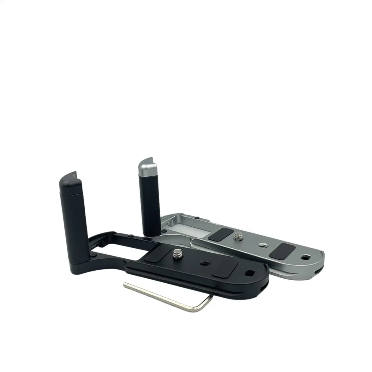 N05R Camera Quick Release L-Shape Plate with Handgrip for FUJIFILM X-T50 XT50 Camera Base Holder Hand Grip Black