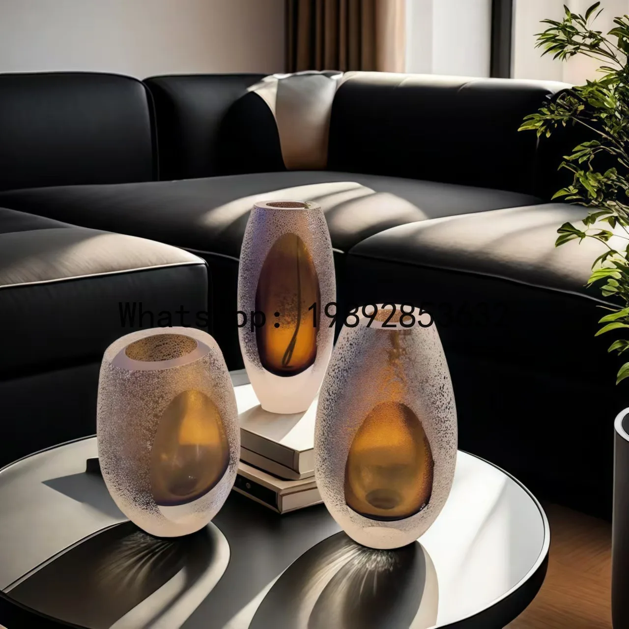 

Creative Glass Vase Frosted Glass Bottle Floral Arrangement Accessories Hydroponics Terrarium Home Decoration Accessories