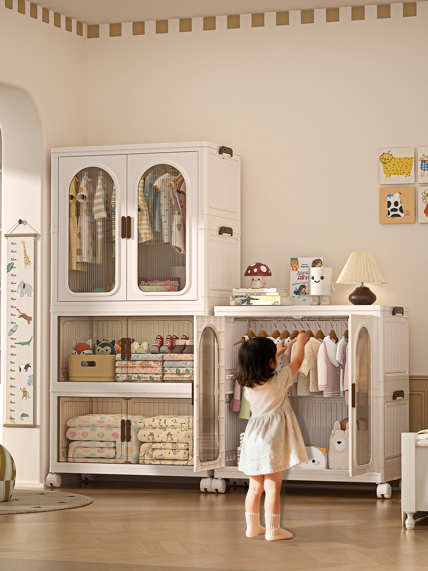 Rmier Kids Wardrobe With Storage Drawers Perfect Baby Room Portable Wardrobes Beautiful Baby Waedrobe Plastic Storage Organizer