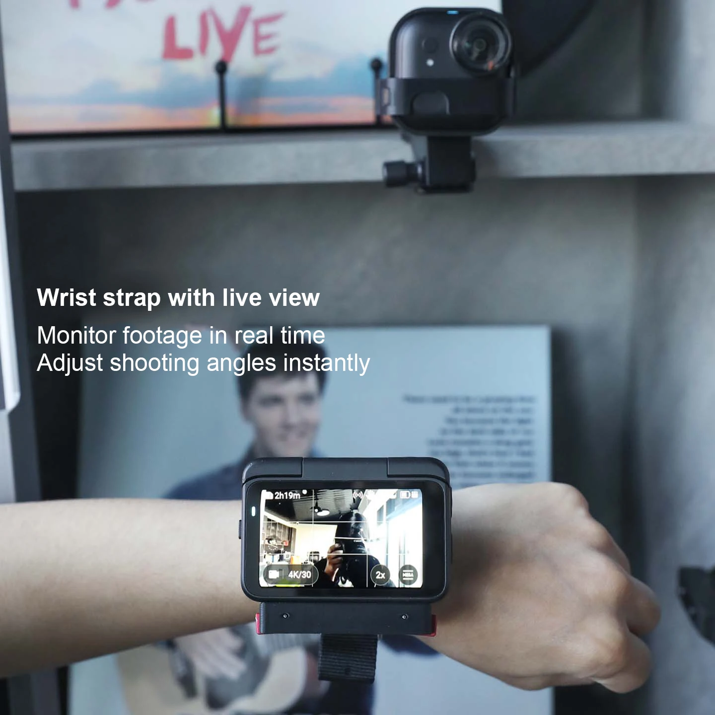 ​for Insta360 Go Ultra Thumb Camera Image Multifunctional Vision backpack straps clip,Wristband Expansion Protection Accessories