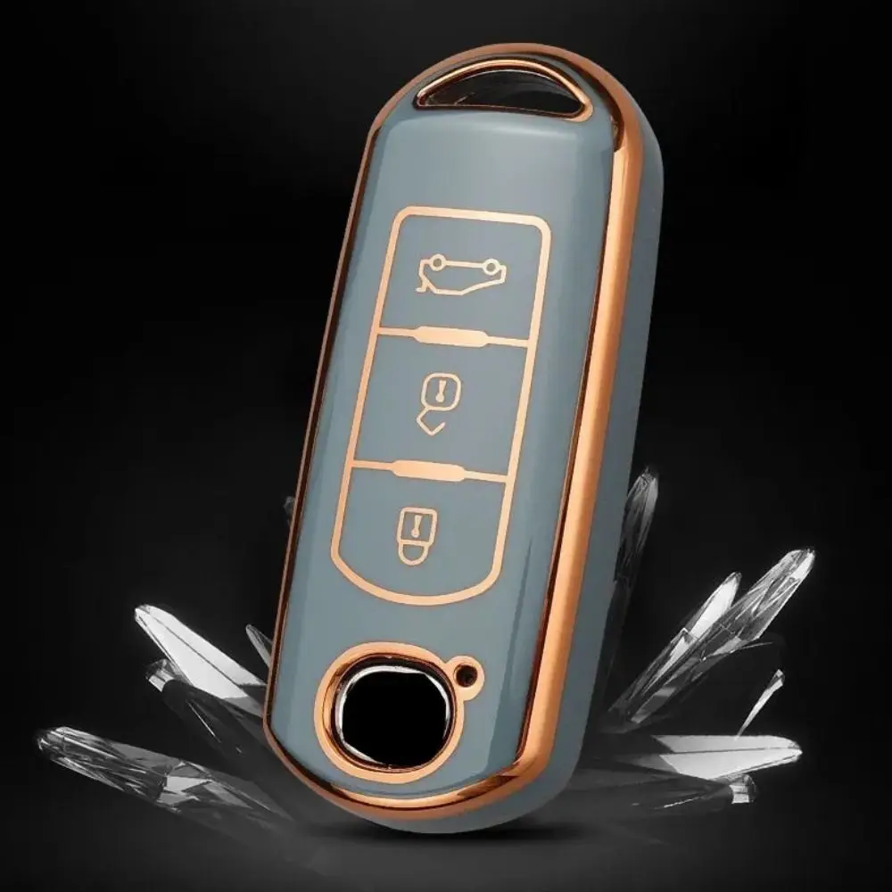حافظة مفاتيح سيارة من تي بي يو لمازدا ، غطاء فوب ، حامي لمازدا 2 ، 3 ، 5 ، 6 ، BL ، BM ، GJ ، Atenza ، Axela ، Demio ، CX-3 ، CX3 ، CX-5 ، CX5 ، CX7 ، CX-9 ، CX8 ، والأزياء