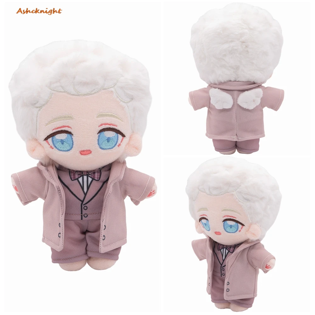 Buen presságios de peluche Crowley Aziraphale Cosplay muñeco de peluche disfraz de fantasía Halloween carnaval accesorio mascota regalos de cumpleaños