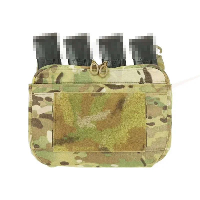 SMG 9MM Bag Airsoft Vest Quadruple 4 Partition Mag Insert Pouch for MP5 MP7 ARP9 Tactical Plate Carrier Magazine Pouch view 5