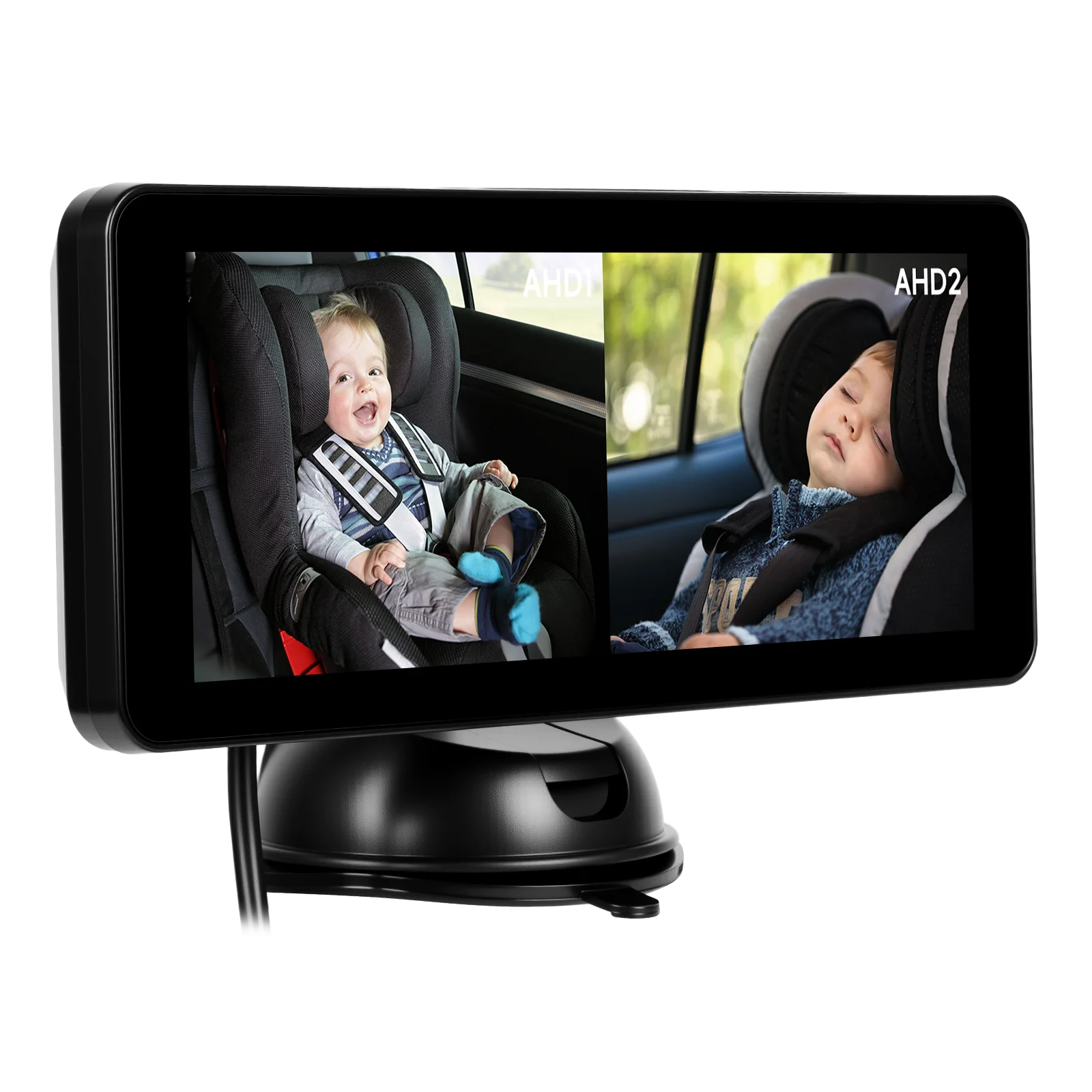 Podofo 6.86 ''bébé voiture caméra écran tactile voiture bébé moniteur avec Vision nocturne vue arrière Angle de vue réglable sécurité pour les enfants