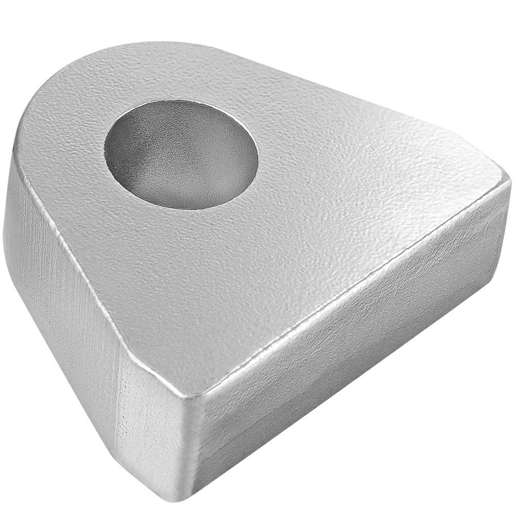 

Сварные буксировочные скобы из легированной стали толщиной 1 дюйм, 2 шт., для бампера автомобиля, прицепа, внедорожного буксировочного крепления, 8x8x6.2см, серебристые