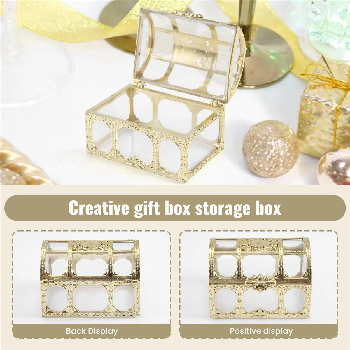 MALL Mini Jewelry Box Candy Ring Earrings Necklace Case Gift Birthday Party Wedding Decor Jewelry Packaging Bead Storage Organiz