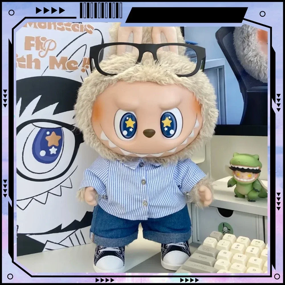 

40cm In Stock Genuine The Monsters Labubu Flip with Me Series Vinyl doll Figure Cute Plush Handmade Model Collection Toys Gift