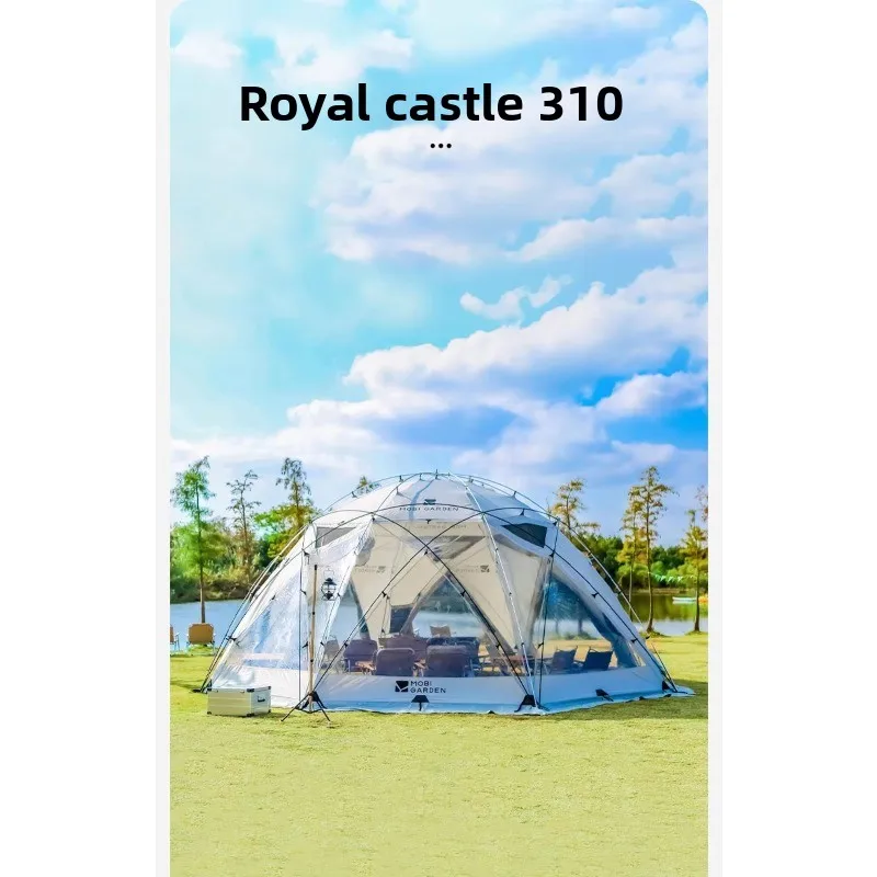 Tent Spherical Hemisphere Camp Large Space Camping Self-supporting Rainproof Rainproof Thickened