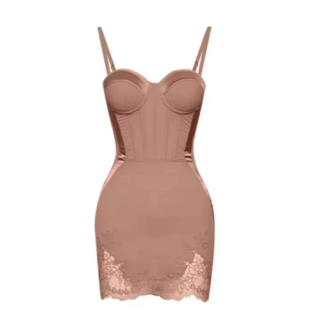 

black dress 2025 Summer New Women Sexy Spaghetti Lace Patchwork Short Dress vestidos sexy cortos kurze kleider vestido mujer