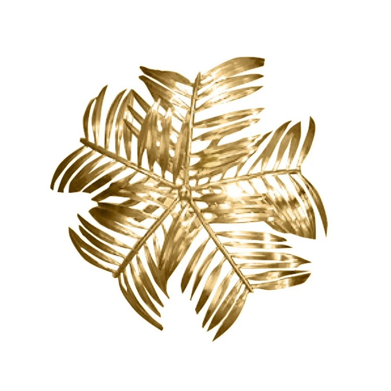 

American fashion retro leaf ceiling lamp