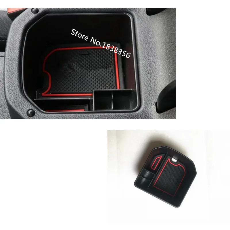 Storage Trim Container Center Console Cup Holder Gear Box Frame Armrest For Volkswagen VW T-ROC TROC 2017 2018 2019 2020 2021