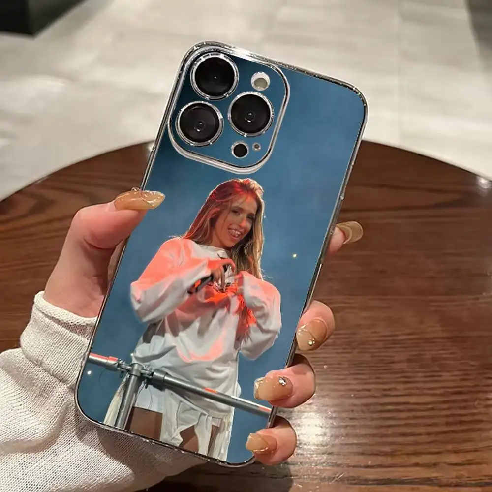 T-Tater Tots Tate McRae  Transparent Shockproof Phone Case For iPhone 17,16,15,14,13,12,11 Plus,Pro Max