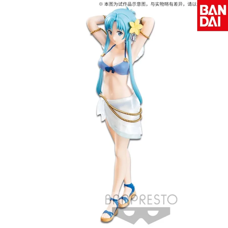 New Product Bandai Sword Art Online ESPRESTO Asuna Swimsuit Ver. Doll Model Ornament Gift Figure Model in Stock