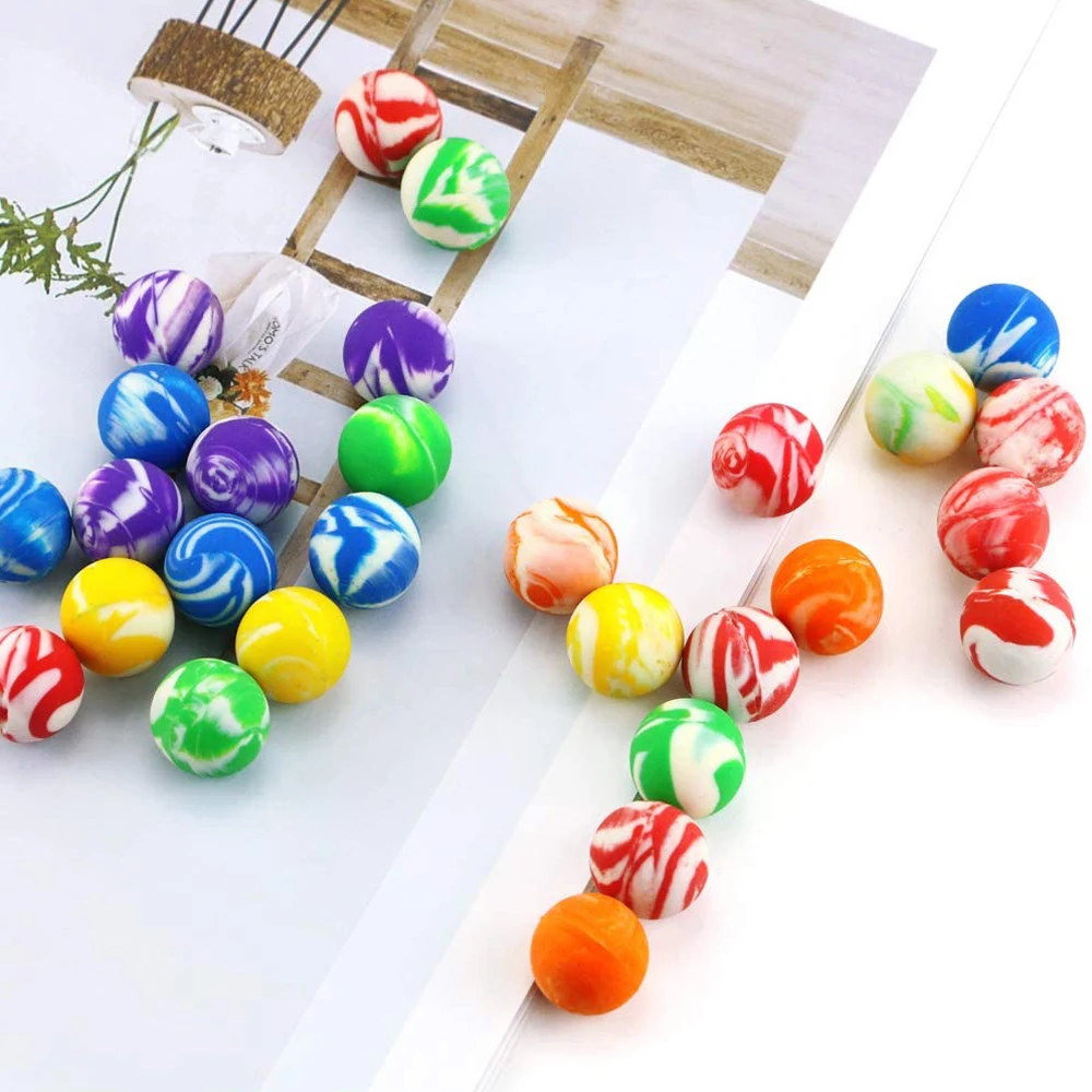 Sportspiele, lustiges Spielzeug, elastisch, bunt, Mini für Kinder, springende Bälle, Gummiball, springende Bälle, Swirl-Hüpfbälle