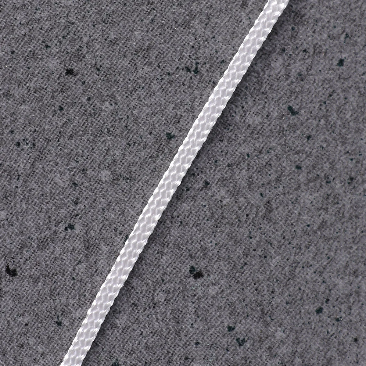 

2mm 50m Tightly Braided Nylon Rope Uv Resistant Sturdy Durable Clothesline Tent Binding DIY Craft White Braided Rope