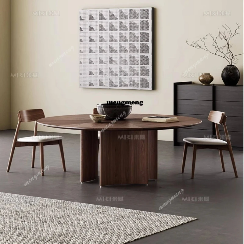 Mesa de Comedor Minimalista para el Hogar, Moderna, Vintage, con Superficie Elegante, Mueble Artístico para el Hogar, Mesa de Comedor