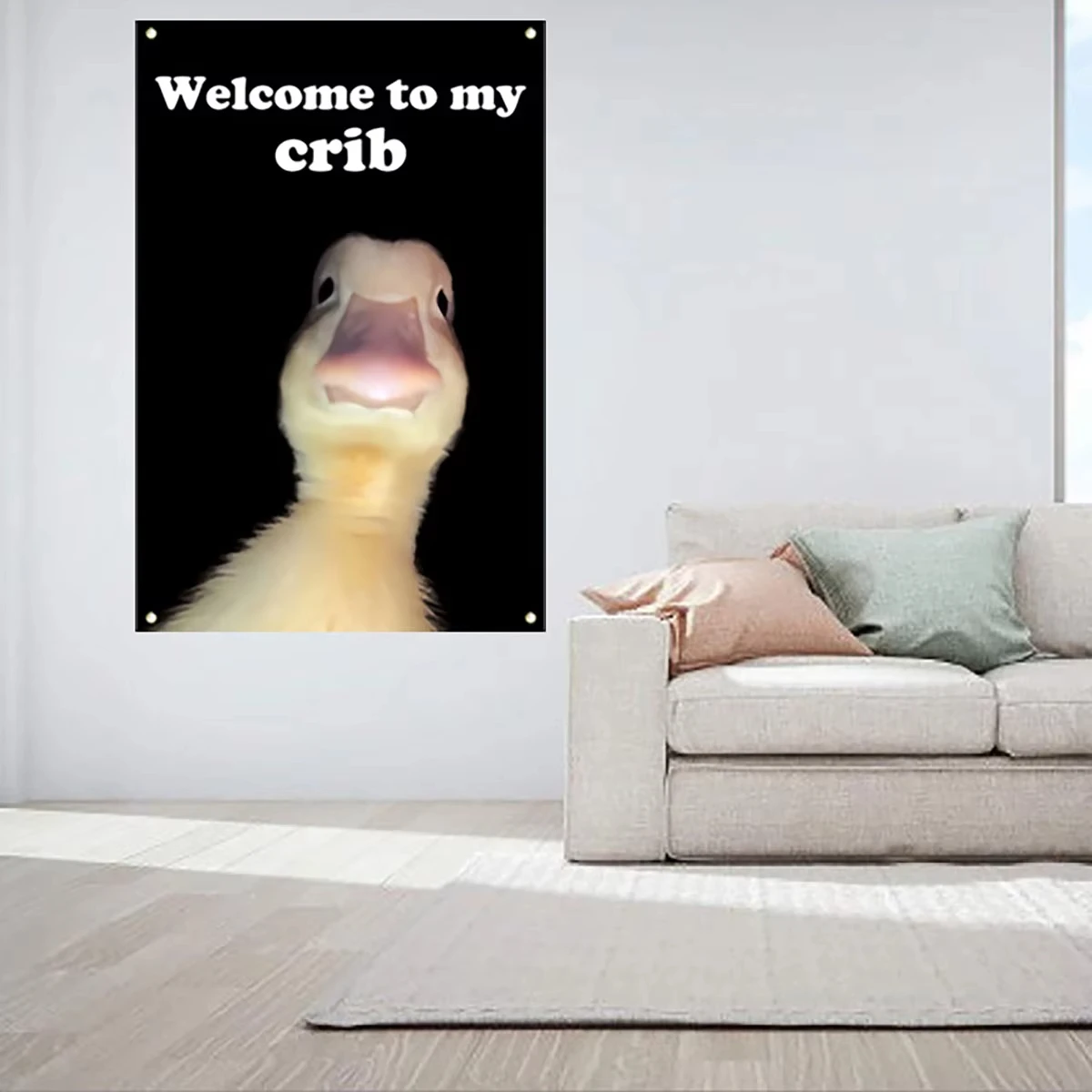 مرحبا بكم في سرير بلدي العلم مضحك الحلقات المنزل نسيج غرفة النوم المنزل كلية ديكور غرفة نوم نسيج غرفة المعيشة نسيج #2