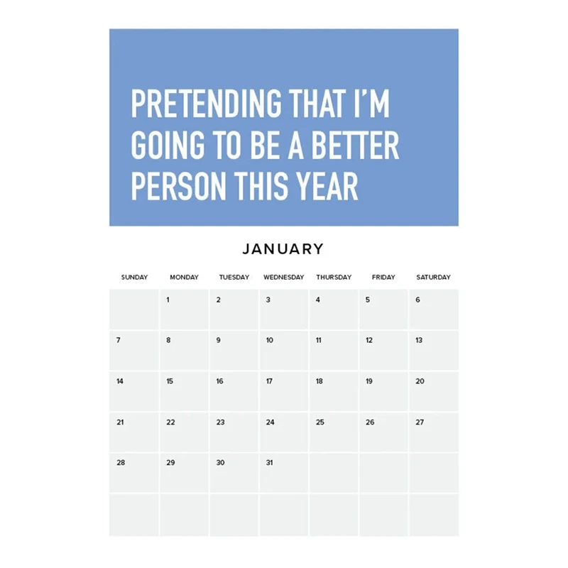 ADULTING IS HARD 2024 CALENDAR 12-Month Schedule Paper Calendar 2024 Lovely Pooping Funny Gift Home