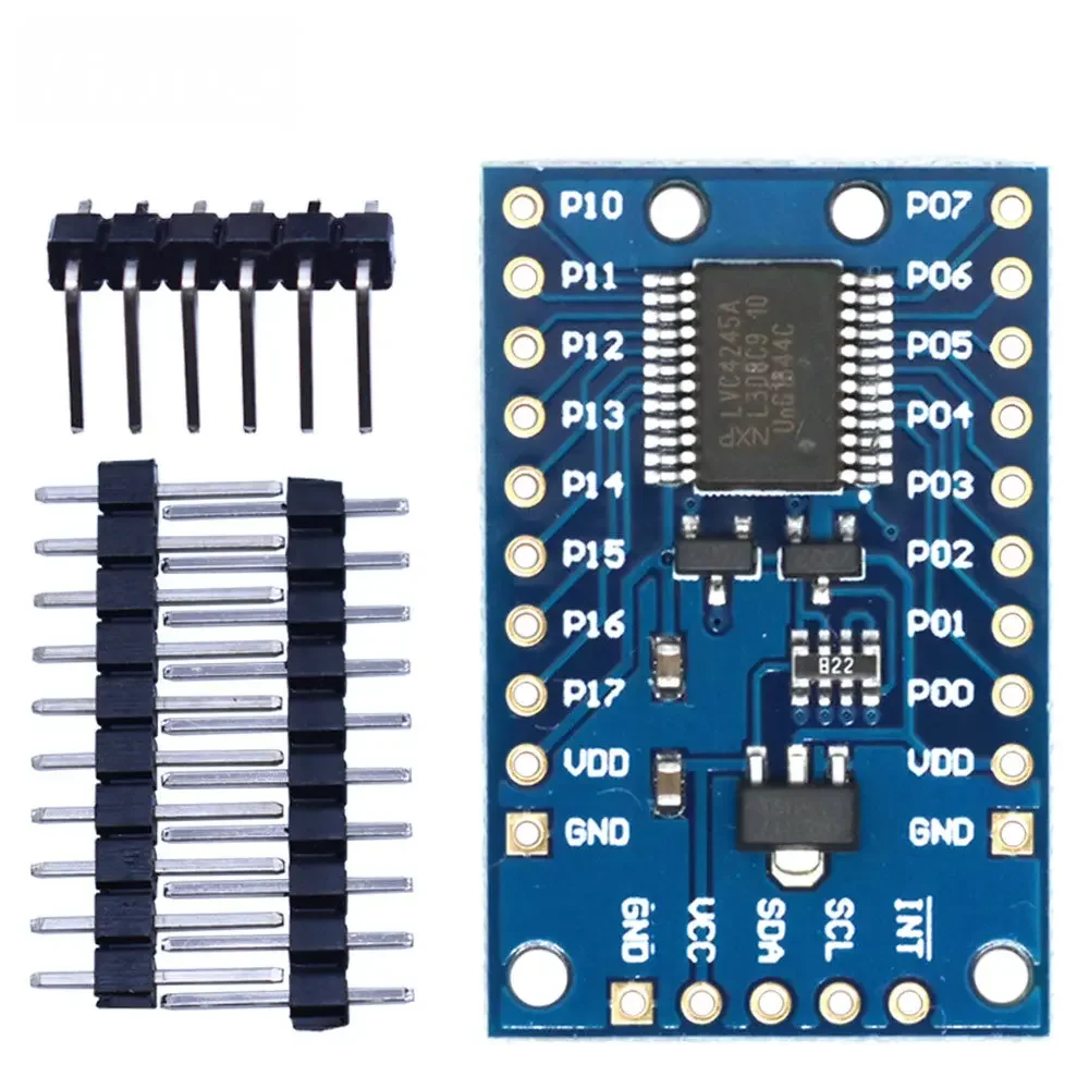 PCF8575 IO Expander Module I2C To 16IO Integrated Circuits For arduino DC 2.5-5.5V I2C communication control 16 IO ports