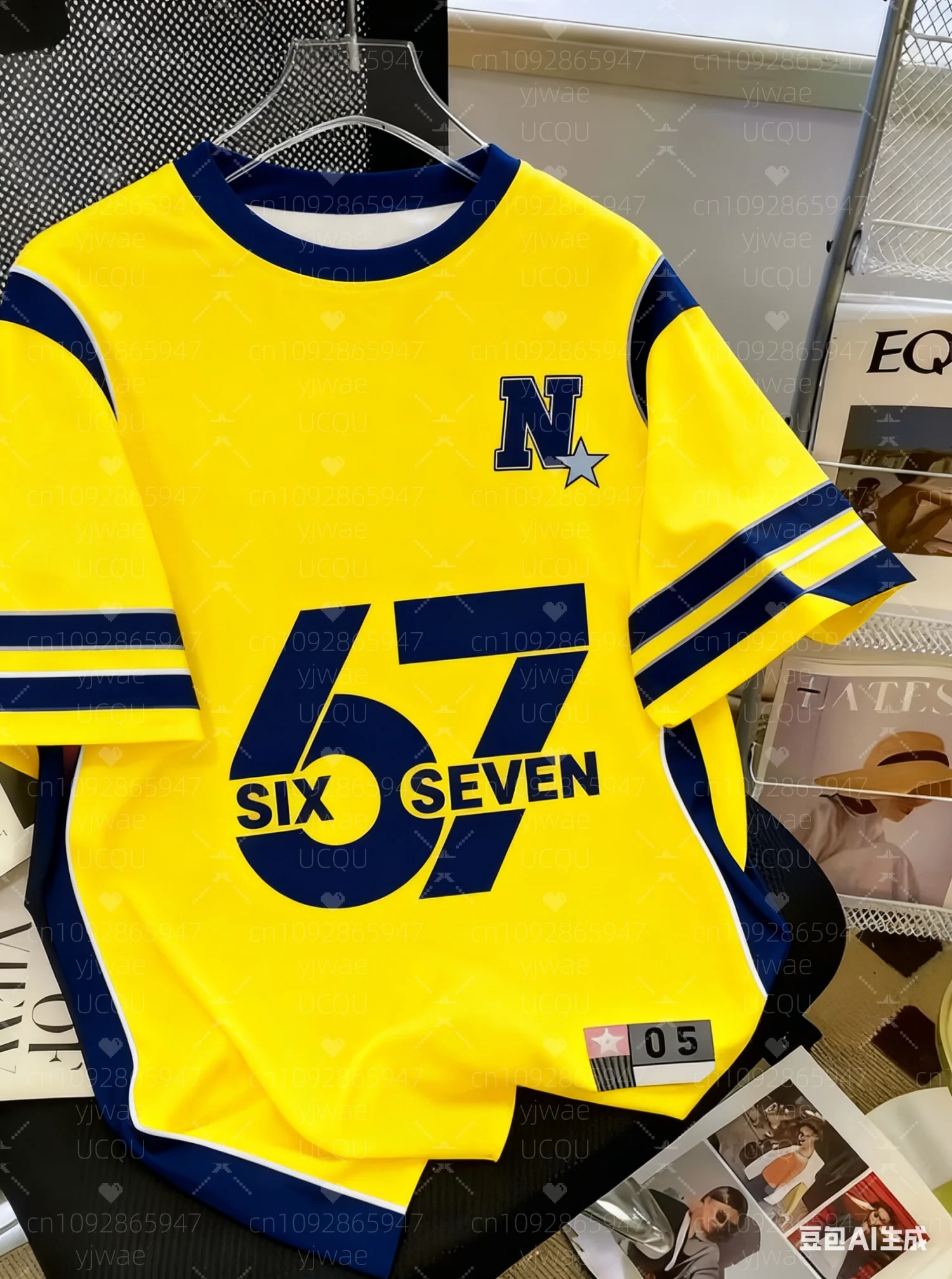 تي شيرت نسائي بأكمام قصيرة موديل 2025 برقبة دائرية تي شيرت فتاة Sixty Seven Meme Viral 67 للأطفال والكبار تي شيرت مضحك على الإنترنت تي شيرت Mem #4