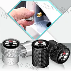 4Pcs Wolfsburg Edition Emblem Car Valve Caps Wheel Tires Air Tyre Stem Protective Cover For VW Golf Mk5 Passat Jetta Tiguan Polo